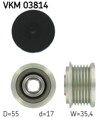 Sistem roata libera, generator VKM 03814 SKF